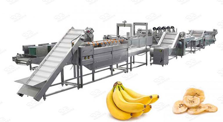 Banana Chips Production Line Quality Plantain Chips Making Machine 4375